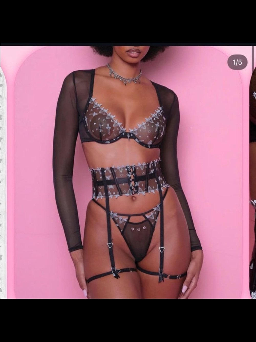 Amelia lingerie set by Valentina voight